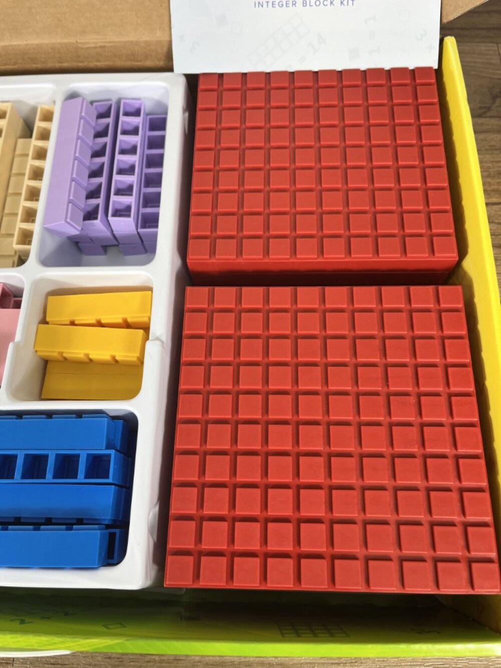 Math-U-See Manipulatives Integer Block Kit set Demme Learning Mathematics w/ Box - Picture 10 of 12